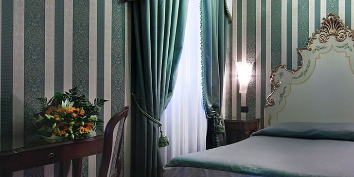 Pobyt v Taliansku: 3* hotel s raňajkami pri centre Benátok, krásne izby v benátskom štýle, dieťa zadarmo alebo s 50% zľavou