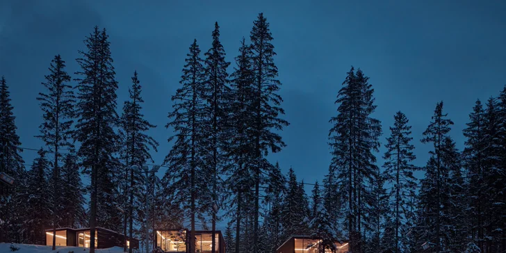 Dovolenka uprostred lesa v nových, unikátnych Björnson Tree Houses*** s neobmedzeným exteriérovým wellness a deťmi do 10r. zdarma!