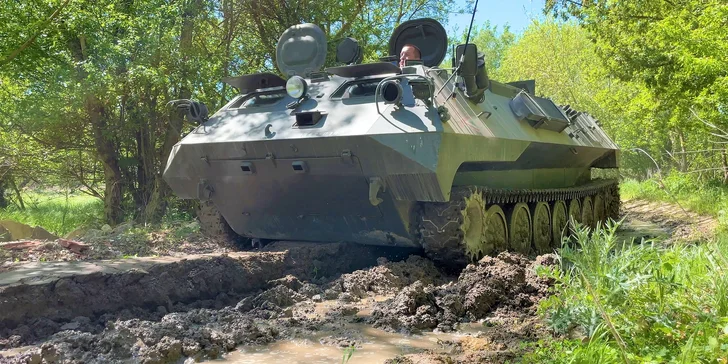 Adrenalínová jazda na beštiálnych obrnených transportéroch MT-LBu alebo OT-64 SKOT