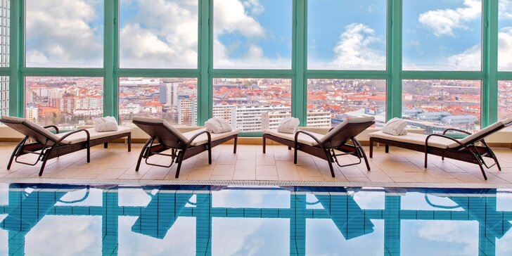 4 * pobyt v hoteli Panorama v Prahe: raňajky a neobmedzený vstup do wellness