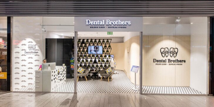 Žiarivo biely úsmev už za pár minút v Dental Brothers!