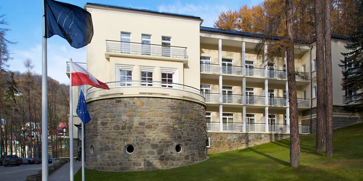 Modrzewie Park Hotel***** uprostred krásneho smrekového parku - wellness a chutná strava