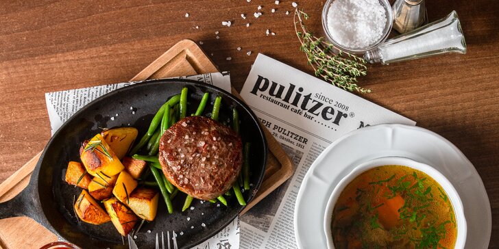 Pulitzer opäť otvára svoje brány! Ochutnajte juhoamerický hovädzí steak s prílohou a polievkou
