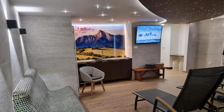 Pobyt v nových, luxusne zariadených apartmánoch v Nízkych Tatrách s každodenným vstupom do privátneho wellness