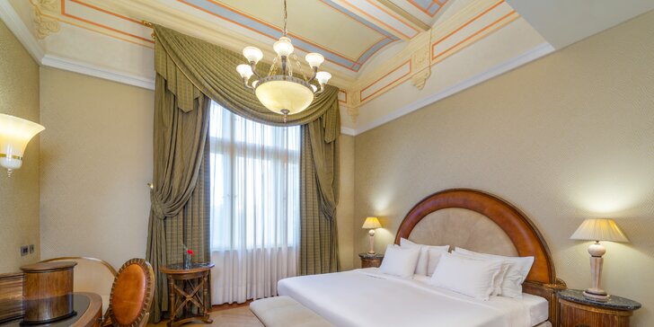 5* hotel v novorenesančnom paláci v centre Prahy: luxusné izby, varianty s raňajkami aj voľným vstupom do spa