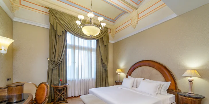 5* hotel v novorenesančnom paláci v centre Prahy: luxusné izby, varianty s raňajkami aj voľným vstupom do spa