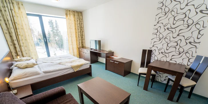 Pobyt v PANORAMA RESORT**** na Štrbskom Plese s polpenziou a wellness