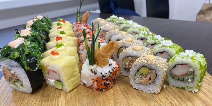 SUSHI BONSAI: Exkluzívny sushi set pre 2-3 osoby, až 40 kúskov