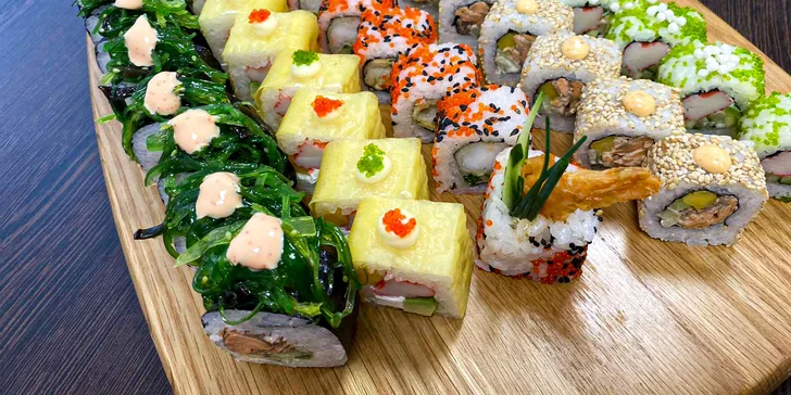 SUSHI BONSAI: Exkluzívny sushi set pre 2-3 osoby, až 40 kúskov