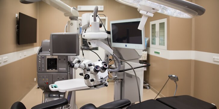 Laserová operácia obidvoch očí najmodernejším femtosekundovým alebo excimerovým laserom v IVIO CLINIC
