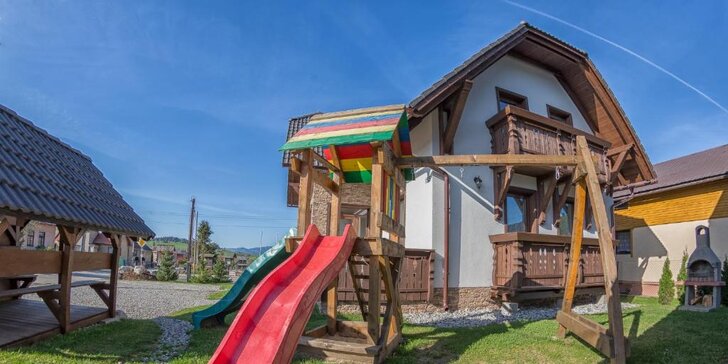 Apartmánový dom v podhorskej obci Pavčina Lehota pre 2-5 osôb