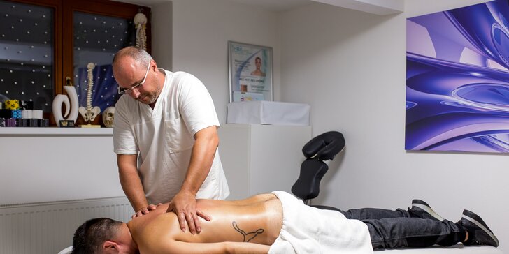 Poctivá terapeutická masáž s fyzioterapeutom - jemná chiropraxia