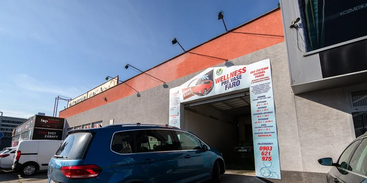 Wellness pre vaše fáro: čistenie interiéru a exteriéru, keramická ochrana laku, tepovanie parou či dezinfekcia ozónom