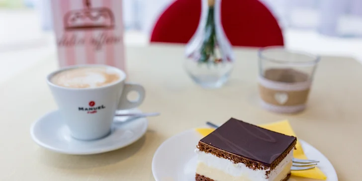 Oslaď si deň zákuskom s kávou, zmrzlinou, limonádou či sviežim drinkom z cukrárne Dolce Affare