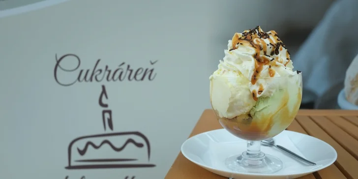Zmrzlinový pohár podľa vlastného výberu v cukrárni Dolce Affare
