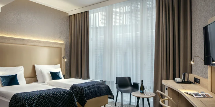 4* hotel pri Staromestskom námestí v Prahe: raňajky aj kredit do reštaurácií Zdeňka Pohlreicha
