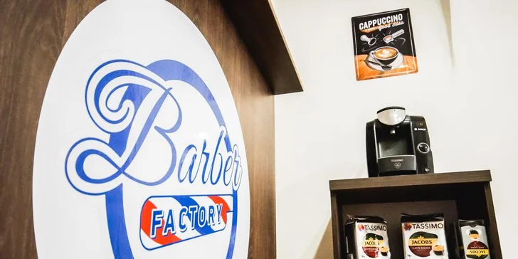 Moderný strih aj úprava brady v pánskom holičstve Barber factory