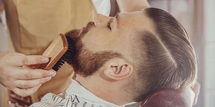 Moderný strih aj úprava brady v pánskom holičstve Barber factory