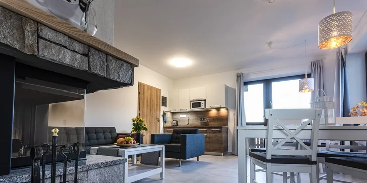Pobyt vo dvojici alebo s rodinou: perfektný oddych v plne vybavených apartmánoch Tatry Panorama na Liptove