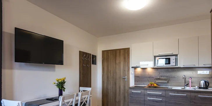Pobyt vo dvojici alebo s rodinou: perfektný oddych v plne vybavených apartmánoch Tatry Panorama na Liptove
