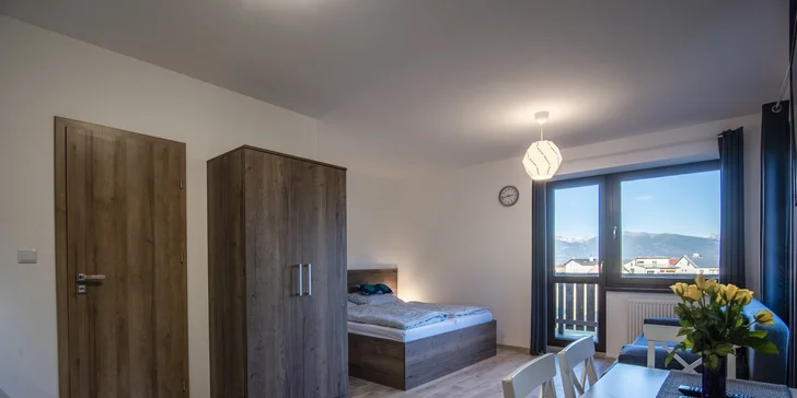 Pobyt vo dvojici alebo s rodinou: perfektný oddych v plne vybavených apartmánoch Tatry Panorama na Liptove