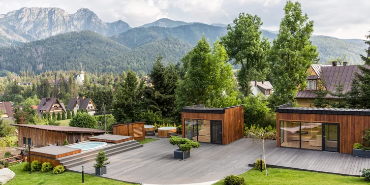 Luxusný pobyt neďaleko Zakopaného: moderné apartmány s výhľadom na Tatry, chutná strava, relax vo wellness, detský kútik či biliard