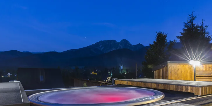 Luxusný pobyt neďaleko Zakopaného: moderné apartmány s výhľadom na Tatry, chutná strava, relax vo wellness, detský kútik či biliard
