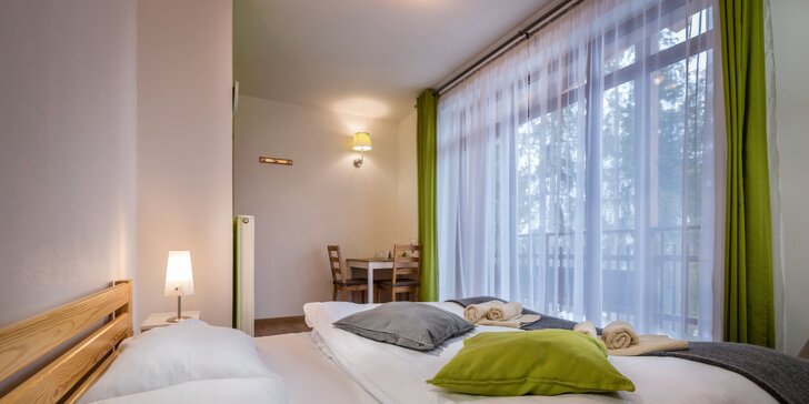 Pobyt v novopostavených apartmánových domčekoch PLANINA s neobmedzeným wellness v obľúbenom rezorte Predná Hora