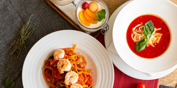 Výnimočné trojchodové menu v talianskej reštaurácii Le Torri