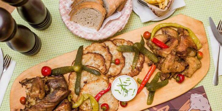 Pivo, rebrá či celý lopár mäsových dobrôt v Carisime