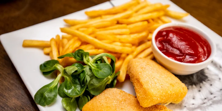 Burger menu, domáci hot-dog alebo pizza či detské menu podľa vlastného výberu