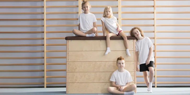Detský športový kurz gymnastiky a parkouru: jednorazový vstup alebo výhodná permanentka