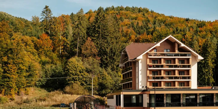 Luxusný, novozrekonštruovaný Hotel Impozant**** so špičkovým wellness, animáciami a športami vo Valčianskej doline