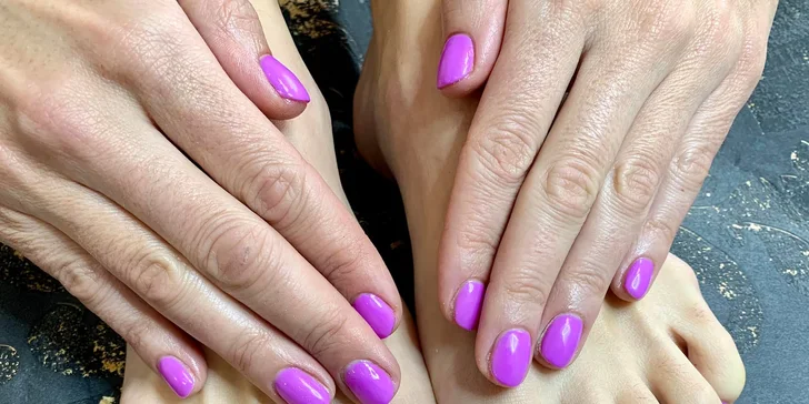 Wellness, suchá alebo gél lak pedikúra či balíček krásy s manikúrou v MaxBeauty