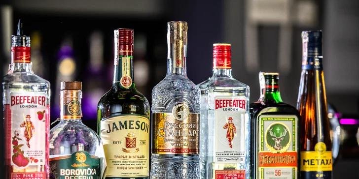 Vodka, Beefeater, Metaxa, Captain Morgen či Jameson: All you can drink v NOE Lounge Bar