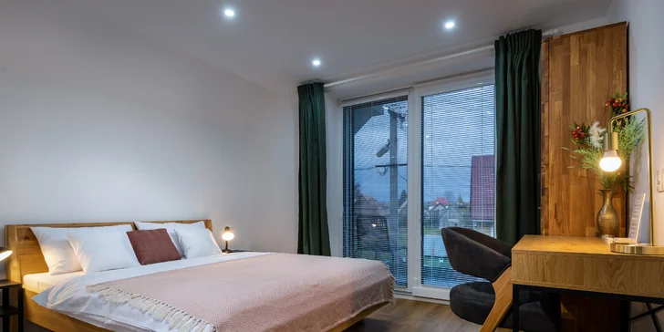 Pobyt na Liptove v ekologických apartmánoch šetrných voči prírode: neďaleko Skanzenu Pribylina, privátne mini wellness a aktivity pre celú rodinu