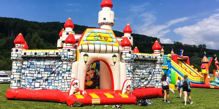 Celodenný prenájom zábavných atrakcií na detské a rodinné oslavy