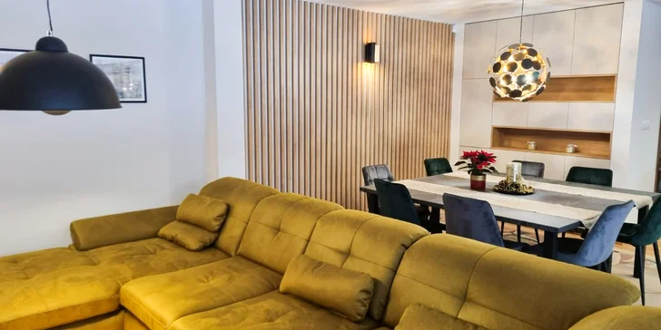 Pobyt v nových, luxusne zariadených apartmánoch v Nízkych Tatrách s každodenným vstupom do privátneho wellness