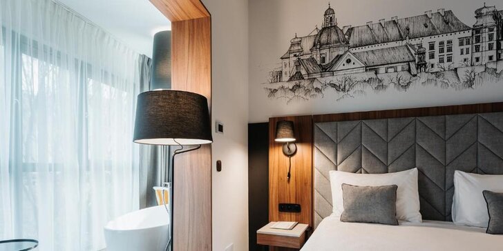 Rodinná dovolenka či romantika vo dvojici: 4* hotel v Krakove s raňajkami a vstupom do sauny
