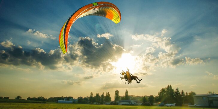 Motorový tandem paragliding s videozáznamom na Liptove