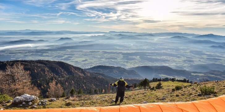 Kurz paraglidingu pre 1 či 2 osoby v krásnom prostredí Nízkych Tatier