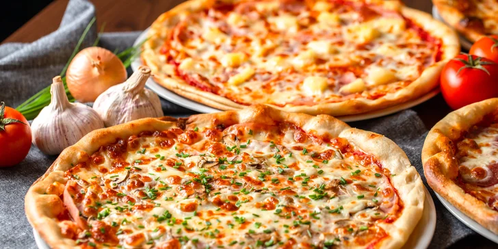Pizza 1+1 zdarma a k tomu dva nápoje - kofola alebo pivo