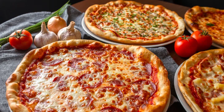 Pizza 1+1 zdarma a k tomu dva nápoje - kofola alebo pivo