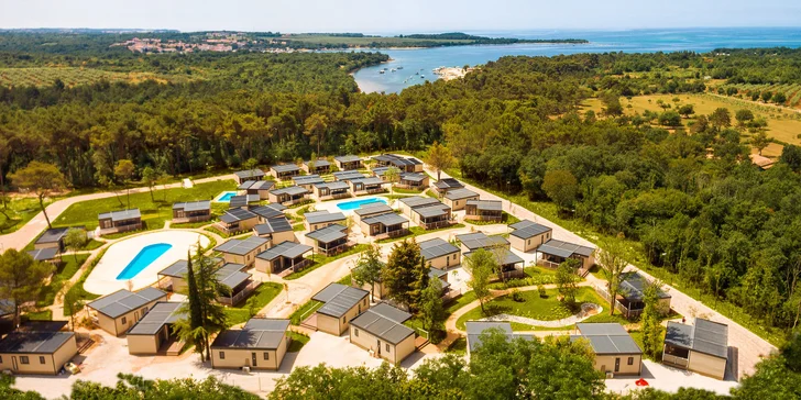 Dovolenka v Poreči: 5* kemp s bazénmi, mobilné domčeky alebo glamping až pre 6 osôb