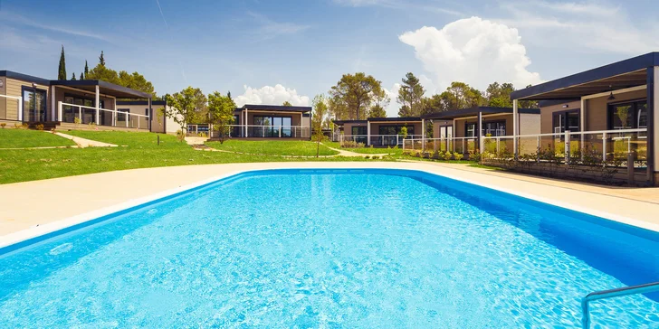 Dovolenka v Poreči: 5* kemp s bazénmi, mobilné domčeky alebo glamping až pre 6 osôb