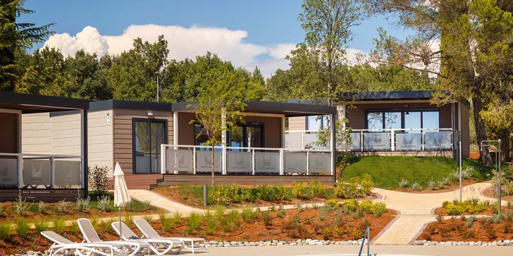 Dovolenka v Poreči: 5* kemp s bazénmi, mobilné domčeky alebo glamping až pre 6 osôb