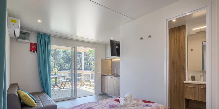 Dovolenka v Poreči: 5* kemp s bazénmi, mobilné domčeky alebo glamping až pre 6 osôb