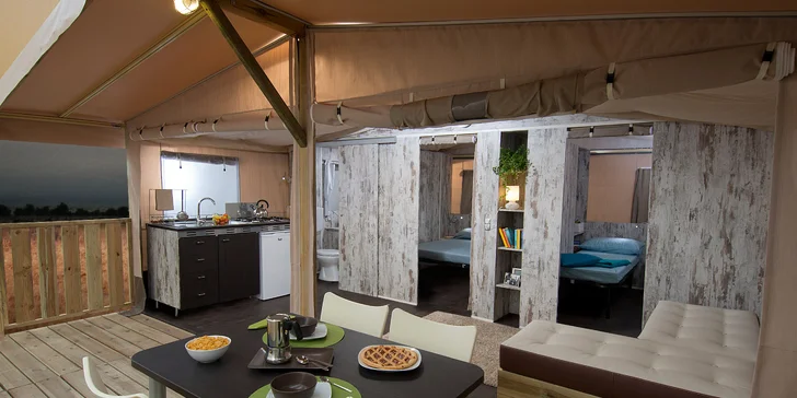 Dovolenka v Poreči: 5* kemp s bazénmi, mobilné domčeky alebo glamping až pre 6 osôb