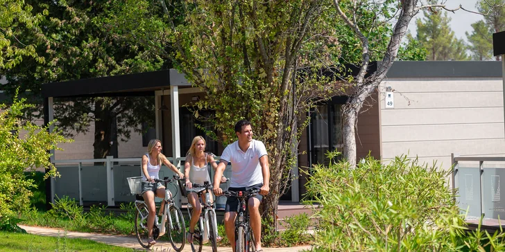 Dovolenka v Poreči: 5* kemp s bazénmi, mobilné domčeky alebo glamping až pre 6 osôb