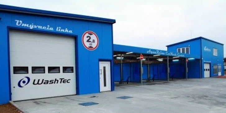 3,99 eur za DOKONALÉ umytie vášho auta na automatickej linke v novootvorenom autoumývacom centre AquaReina. Teraz so zľavou 50%.